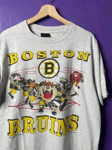 Camiseta Vintage Looney Tunes Boston Bruins AN11400 Foto 1 de 1