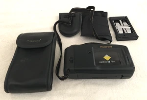 Estuche de cuero Polaroid Captiva SLR para cámara enfoque automático correa sin probar - Imagen 1 de 5
