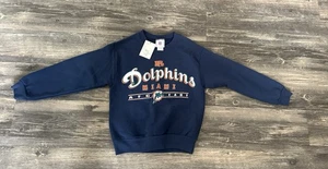 Neu Vintage NFL Miami Dolphins Football Team AFC East Sweatshirt Jugend Größe 8 - Bild 1 von 3