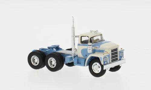 Carro modelo Brekina Dodge LCF CT 900 branco/azul claro 1960 1:87 - Imagem 1 de 1