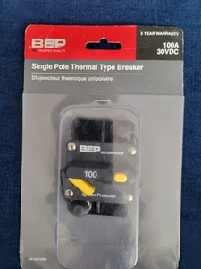 BEP Single Pole Thermal Type Braker 185100F/DSP - Picture 1 of 2