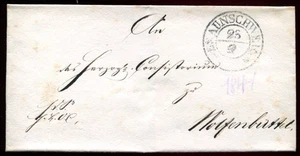 BRAUNSCHWEIG 1842 approx. PRE-PHILATELISTIC LETTER to WOLFENBÜTTEL(C0947 - Picture 1 of 1