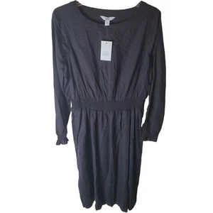 Croft & Barrow Black Crew Neck Lightweight Dress, NWT, PM - Picture 1 of 6