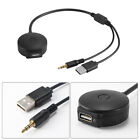 USB Cable w/ 3.5mm AUX to USB Bluetooth Music Adapter for BMW Mini Cooper