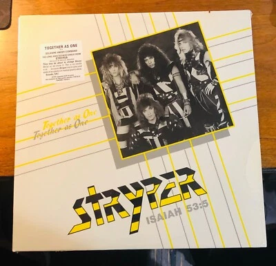 STRYPER Together As One LP Record Vinyl Enigma 72070-0 Rock Metal - New Sealed - Image 1 of 3