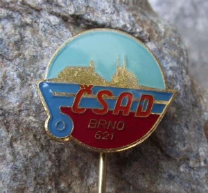 City of Brno CSAD Route 621 State Bus Coach Czech Transport Company Pin Badge - Picture 1 of 3