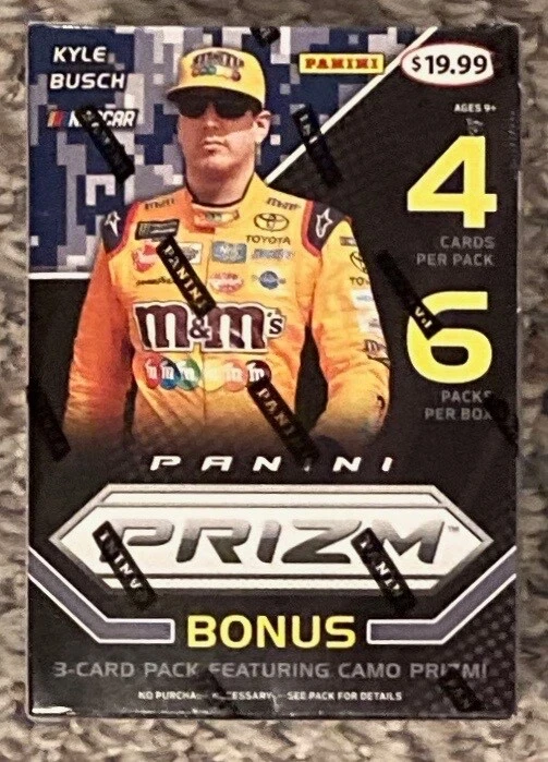 2018 Panini PRIZM NASCAR Racing Sealed Blaster Box CAMO Prizm cards - Image 1 of 3