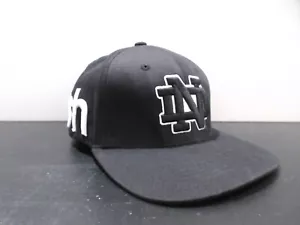 Notre Dame Fighting Irish Hat Cap Fitted Adult Large Black College Football Mens - Picture 1 of 10