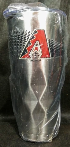 Arizona Diamondbacks 22oz Diamond Bottom Stainless Steel Tumbler MLBP Slider Lid Cover