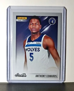 Anthony Edwards 2024-25 Panini NBA Studio #7 Card Minnesota Timberwolves 1/275 - Picture 1 of 2