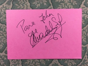 Laura Del Sol - MEXICAN CINEMA - Sooner or Later - Carmen - Autographed 1992 - Picture 1 of 2