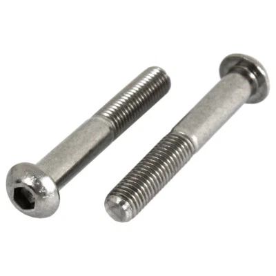 100 Pezzo M12 X 80 Testa a Lente Vite A4 Acciaio Inox Brugola Iso 7380-1 - Immagine 1 di 3