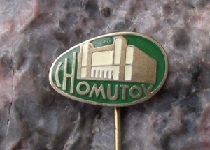 Vintage Chomutov City Theatre Famous Buildings Town Square Tourist Pin Badge - Picture 1 of 5