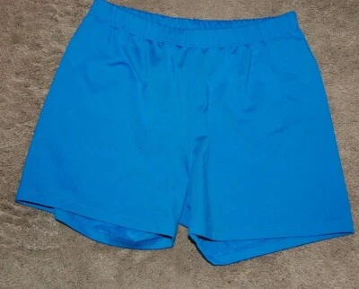 SOFFE Niñas Auténtico Corto Atlético Alegría Softbol Talla PEQUEÑA Azul Aqua  Foto 1 de 3