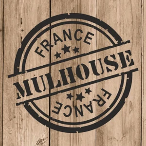 Mulhouse Autocollant Mural Vinyle Mulhouse Timbre France 10cm Adhésive Portable - Imagen 1 de 4
