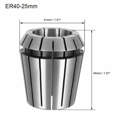  Φ25 ER40-25 Spring Collet Chuck CNC ER40 collet of Machine ER 40 chuck collet - Image 1 of 3