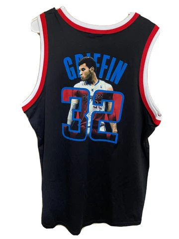 RARE Clippers Blake Griffin The Poster Child LA  Jersey! Collectable! Size L Cover