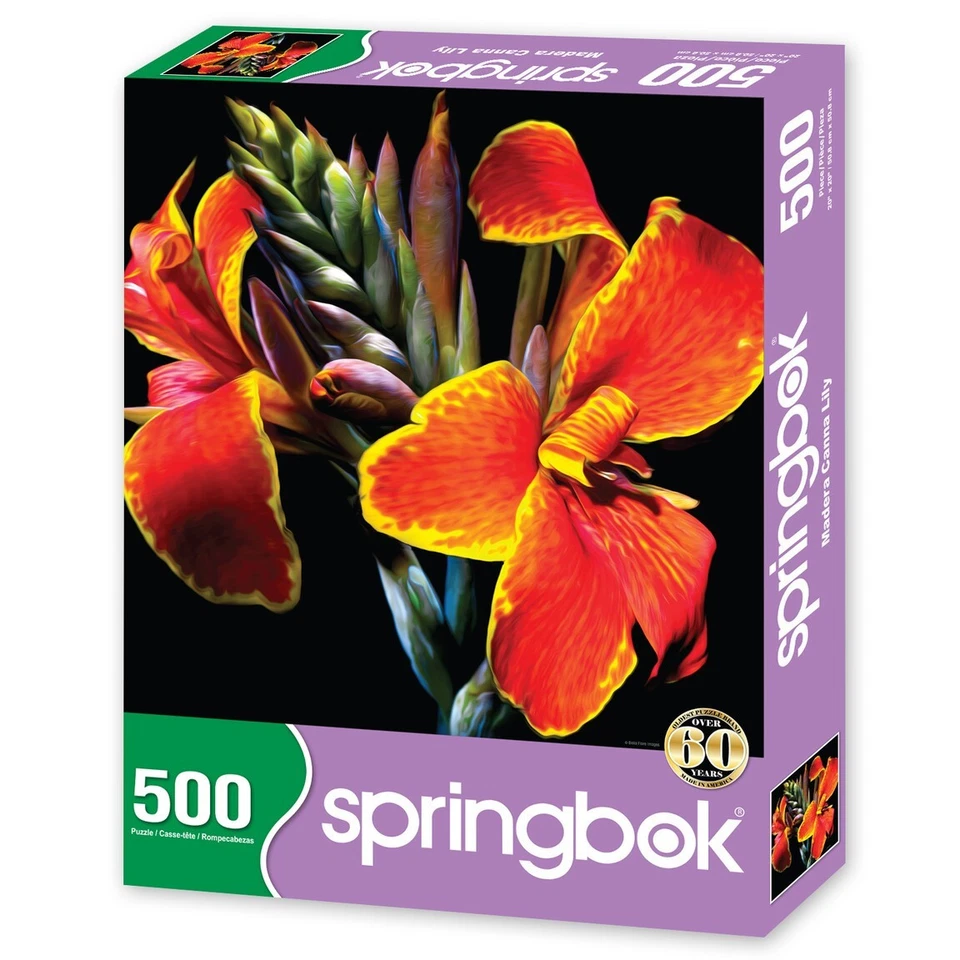 Springbok Maderna Canna Lily 500 Piece Jigsaw Puzzle