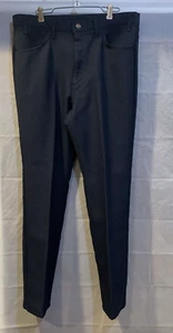 Vintage LEVIS 517 Polyester Pants Blue Mens 36x30 80s Bootcut style - Picture 1 of 12