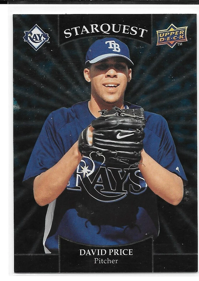 2009 Upper Deck Starquest Turquoise David Price #SQ-37 Rays - Image 1 of 1