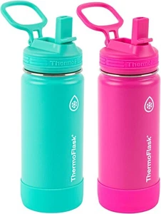 Thermoflask Stainless Steel Insulated Water Bottles 16 oz - Pink or Teal - Picture 1 of 1