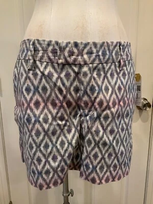 Pantalones Cortos Level 99 Trijo Multicolor Estampado Geométrico, Talla 28 Foto 1 de 4