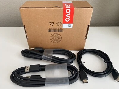 NEW SEALED Lenovo 40AS0090US Thinkpad Gen 2 USB-C Dock LDC-G2, HDMI +2 DP Cables - Image 1 of 4