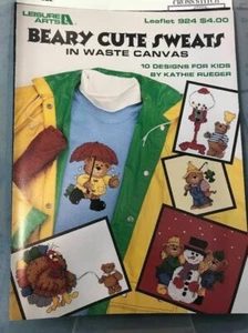 Kreuzstich Musterheft: Bärchen süße Sweats in Abfall Leinwand (Freizeit - Bild 1 von 1