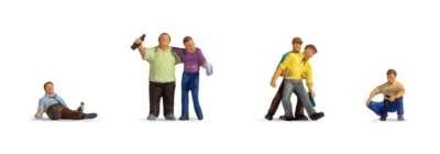 N scale Noch Figures  # 36559 Drunk People / Party Animals (SHIPS from CHICAGO ) - Image 1 of 2