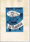 1954 Theatre Gramont, Paris Souvenir Program For Les Hussards