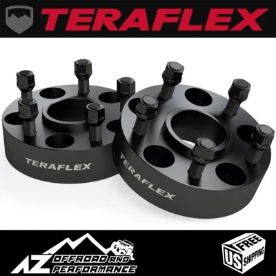 TeraFlex 1.75” Wheel Spacers 5x5 Lug Pattern For '18-'24 Jeep Wrangler JL / JLU - Image 1 of 3