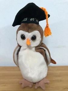 Wise The Owl - Beanie Babies - Made By TY - Rare and Retired - Class of 1998 - Picture 1 of 9