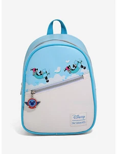 Her Universe Disney Mickey Mouse Airplane Crazy Mini Backpack bag Purse NEW - Picture 1 of 7