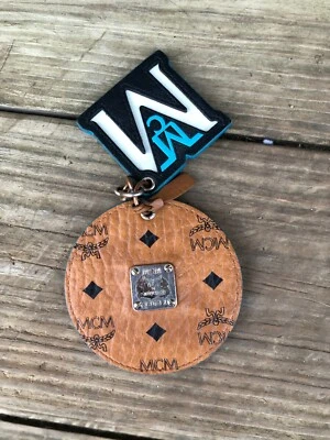 MCM Visetos M Round Bag Charm Keychain Leather - Image 1 of 3