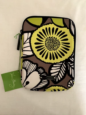 Vera Bradley Citron Neoprene Medium Tablet Sleeve Padded Zip Floral 13050-160 - Image 1 of 4