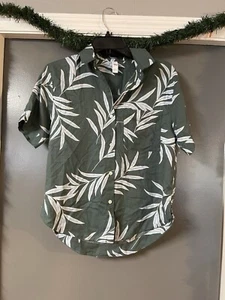 Stars above Women's Button Down Short sleeve Hawaiian Size XS - Picture 1 of 9