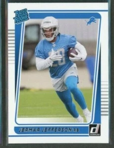 2021 Donruss Jermar Jefferson RATED ROOKIE #297 Detroit Lions - Bild 1 von 2