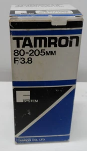TAMRON-F 80-205MM F/3.8 ZOOM LENS FOR CONTAX/YASHICA - Picture 1 of 5