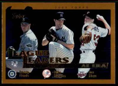 Tarjeta de béisbol 2002 Topps Freddy Garcia/Mike Mussina/Joe Mays B tarjetas de béisbol Foto 1 de 2