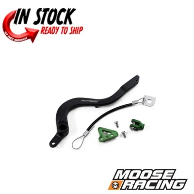 PEDAL FRENO TRASERO MOOSE RACING VERDE KAWASAKI 2005-2020 KX250F 82-0341-21-33 Foto 1 de 3