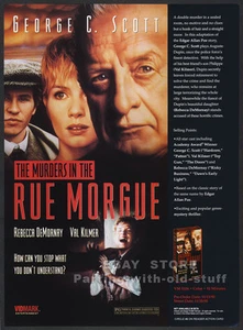 MORDE IN THE RUE MORGUE__Original 1990 Trade Print AD Promo__REBECCA DE MORNAY - Bild 1 von 1