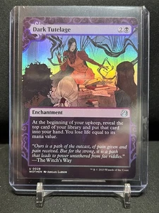 Dark Tutelage - Lámina para escaparate - Magic MTG 2023 Enchanting Tales - Casi nuevo - Imagen 1 de 1