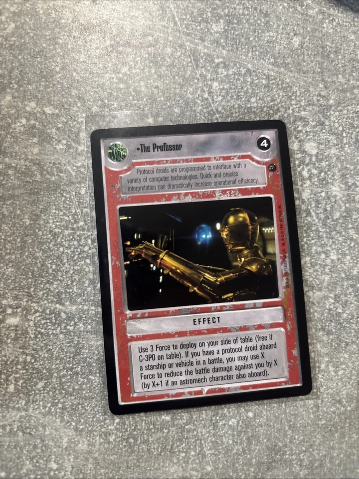 Star Wars CCG Decipher SWCCG: Dagobah: The Professor - Bild 1 von 1