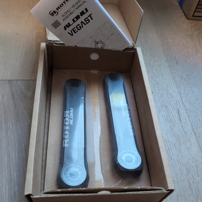 Braços de manivela Rotor Aldhu 172,5 mm - Compatível com eixo 24 mm **NOVO NA CAIXA** - Imagem 1 de 4