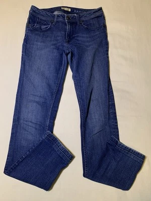 Pantalones de mezclilla Burberry Brit Earlham para mujer talla 27R tiro bajo azul lavado oscuro Foto 1 de 4