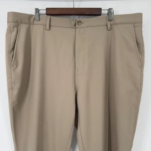 Vineyard Vines Links Pant Men's 42x32 Beige Golf Chinos Casual Stretch Light - Picture 1 of 6