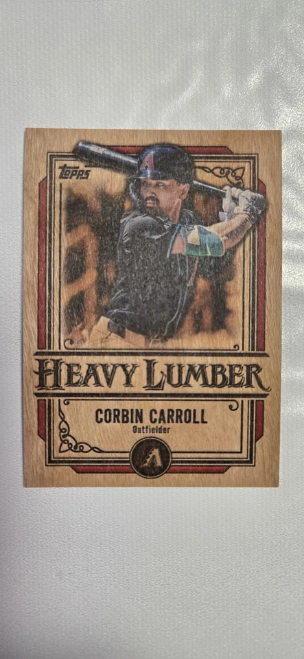 Corbin Carroll 2025 Topps Series 2 Heavy Lumber Diamondbacks #38 - Image 1 of 2