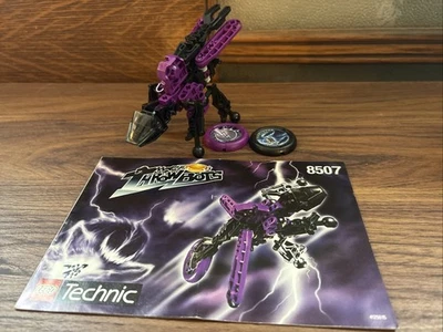 Lego Technic Throwbots 8507 1999 electro figura púrpura con discos *sin estuche Foto 1 de 3