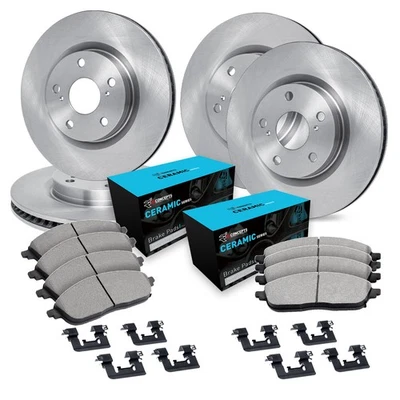 For Land Rover LR2 13-15 eLINE Series Front & Rear Brake Kit w Ceramic Pads Foto 1 de 3