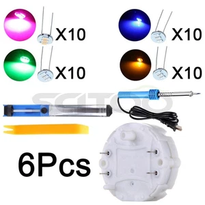 6x B8.4D-1-5050-SMD-White LED Bulbs Instrument Panel Light For BMW Dodge - Picture 1 of 11